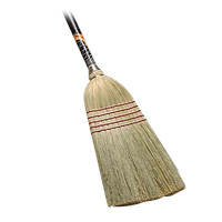 CORN BROOMS **CLOSEOUT SALE PRICE!** Janitor Broom Natural Handle 