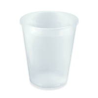 LIGHTWEIGHT PLASTIC COLD CUPS - INDIVIDUALLY WRAPPED 9 oz, Translucent, Packed 1000 