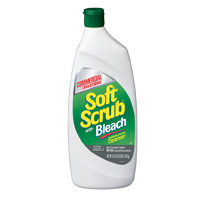 SOFT SCRUB® ANTIBACTERIAL CLEANSER WITH BLEACH EPA Registered Disinfectant Pkd: 9/24oz bottles