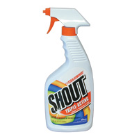 SHOUT LAUNDRY STAIN REMOVER  Trigger Spray, Packed 8/22 oz.