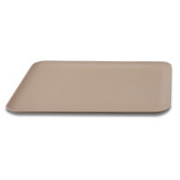 RECTANGULAR TRAY  9.25" x 11.5", Beige, Pk. 1 each 