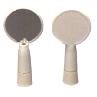 Polystyrene Light-Up Inspection Mirror Inspects Toilets and Urinals For Cleanliness - 2.5"W x 4"H x 2"D