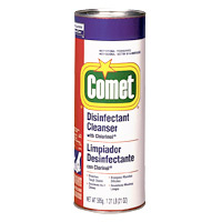 COMET® DEODORIZING POWDER CLEANSER WITH CHLORINE BLEACH Pkd 24/21oz shaker cans 