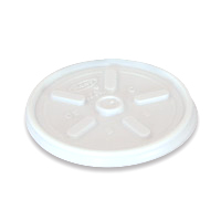 PLASTIC LIDS FOR FOAM CUPS AND CONTAINERS For use with 6 oz Cup/4 oz container, Packed 1000