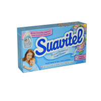 SUAVITEL SHEETS FABRIC SOFTENER VENDING BOXES (154) Each box contains 2 sheets 