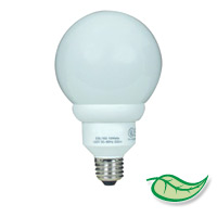 CFL FLOURESCENT G25 GLOBE LAMP 11 Watts Medium Base Packed 12