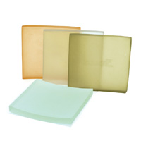 NASSAU COLLECTION  Square soap dish, ice, 4 sq. x .5, packed 12 each