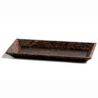 FIJI COLLECTION  Rectangular plate, 9 x 4.5 x 1, Packed 12 each