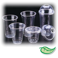 ECO CORN CLEAR COLD CUPS BIODEGRADABLE & COMPOSTABLE Clear lids for 1oz portion cups 