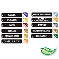 UNTOUCHABLE® 44 PIECE RECYCLING LABEL KIT 44 labels per envelope. 