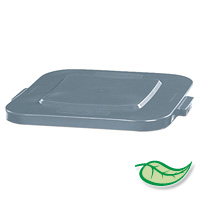 BRUTE® 40 GALLON SQUARE LIDS AND TOPS Gray lid 24x2"