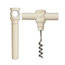 CORKSCREWS (2-PIECE, WHITE) Other colors and imprints available. Please contact us.