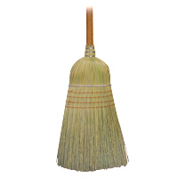 NH611 STREAMLINE CORN FIBER BLEND BROOM, BLUE HANDLE 4 SEW (1/ea) PN ...