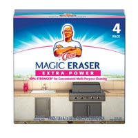 MR. CLEAN® MAGIC ERASER SCRUBBER EXTRA POWER 8 boxes containing 4 Erasers 4.6" x 2.3" x 0.7"...