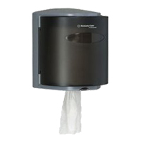 KIMBERLY CLARK BARRELL ROLL DISPENSER Black. 