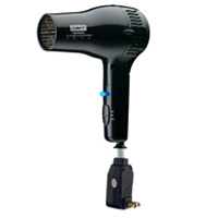 CONAIR 1875 WATT BLACK IONIC CORD-KEEPER HAIR DRYER  