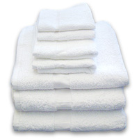 SILVER COLLECTION CAM BORDER 100% COTTON TERRY TOWELS Hand Towels 16x27" 3lbs/dz 
