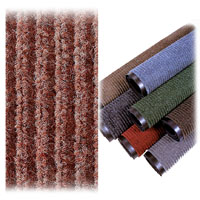 TAN NEEDLE-RIB SCULPTURED RIB PATTERN CARPET MAT 2' x 3', packed 1 each 