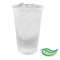 COMPOSTABLE 20oz COLD CLEAR CUPS Packed 500 