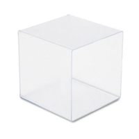 CUBE FACIAL TISSUE DISPENSER  Clear, Sold Individually **limited to stock on hand**