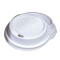 SIPPER DOME LID FOR 8oz DOUBLE WALL HOT CUPS White 1000/cs 