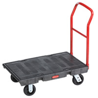 RUBBERMAID® HEAVY DUTY PLATFORM TRUCKS 36x24 500lb cap 6"TPR casters 