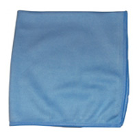 MICROFIBER GLASS CLEANING CLOTH Color: Blue (1 EA) Size: 16 inches x 16 inches