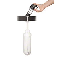 KUTOL® EZ FOAM® COUNTER MOUNT SYSTEM Black dispenser. Holds 1000 mL. 