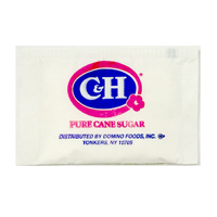 C&H® PURE CANE SUGAR SINGLE SERVING SIZE Individual Serving Packets Packed 2000