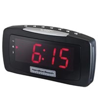 HAMILTON BEACH AM/FM ALARM CLOCK RADIO  