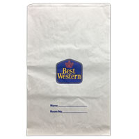 BEST WESTERN PAPER LAUNDRY BAGS  17"X26" Packed 500 CLOSEOUT SALE PRICE!