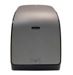 MOD HARD ROLL TOWEL DISPENSER MANUAL FAUX STAINLESS STEEL Uses Green Key paper towel Packed: 1 each