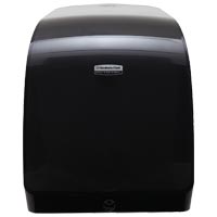 MOD HARD ROLL TOWEL DISPENSER ELECTRONIC BLACK Uses Green Key paper towel Packed: 1 each