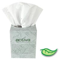 ACTIVA® FACIAL TISSUE (CUBE DISPENSER BOX) Packed: 30 boxes/85 sheets 2/ply