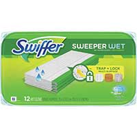 SWIFFER DUST CLOTH SYSTEM  Swiffer Wet Cloth Refills (6/12)