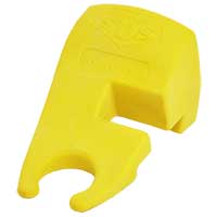 SUPER DOORSTOP YELLOW DOOR STOP WEDGE STYLE  