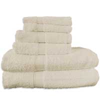 PLATINUM DOBBY BORDER BEIGE GUEST TOWELING Washcloths 13"x13" 1.5lbs/dz (sold in 5dz increments only)