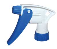 TRIGGER SPRAYER - BLUE/WHITE  8" for 24oz bottles 