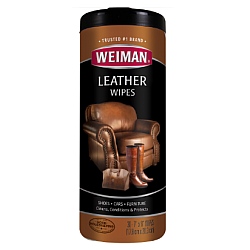 WEIMAN LEATHER WIPES 7" x 8" Packed: 4/30 