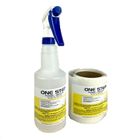 (LABEL ONLY) FOR VASKA® ONE STEP CONCENTRATE CLNR/DISINF Apply this label to spray bottle to be OSHA compliant