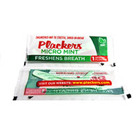 INDIVIDUALLY WRAPPED PLACKERS MICRO MINT DENTAL FLOSSERS Packed 100 