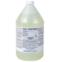 QUAT SANITIZER II DISINFECTANT SANITIZER DEODORIZER 1 gallon (makes 213 gallons) 