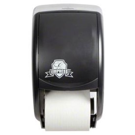 TWO ROLL BATH TISSUE DISPENSER - UNIVERSAL EMP3500 Black Size: 12.75" x 7.5" x 7"