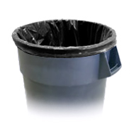  DURA-STUFF® BLACK LLDPE TRASH CONTAINER LINERS 36" x 58" Extra heavy duty