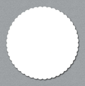 BUDGETBOARD COASTERS  3.3/8" #C338WHT #18100055 PLAIN WHITE (1,000) PN:17430