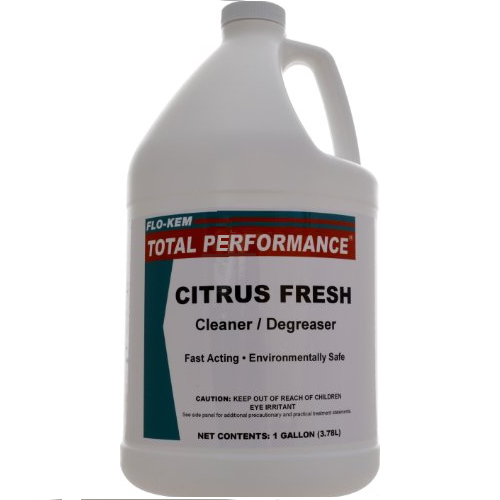 FLO-KEM TOTAL PERFORMANCE CITRUS FRESH CLEANER/DEGREASER CONCENTR 1 gallon bottle *ON SALE* 