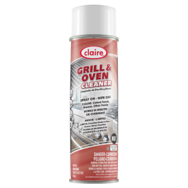 CLAIRE® GRILL & OVEN CLEANER Packed 12/18 oz. aerosol cans 