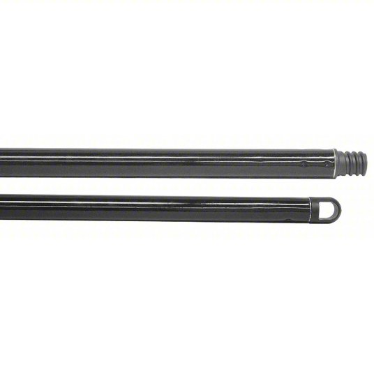 BROOM AND BRUSH HANDLES  48" Metal with threaded screw on end. Black. CLOSEOUT SALE